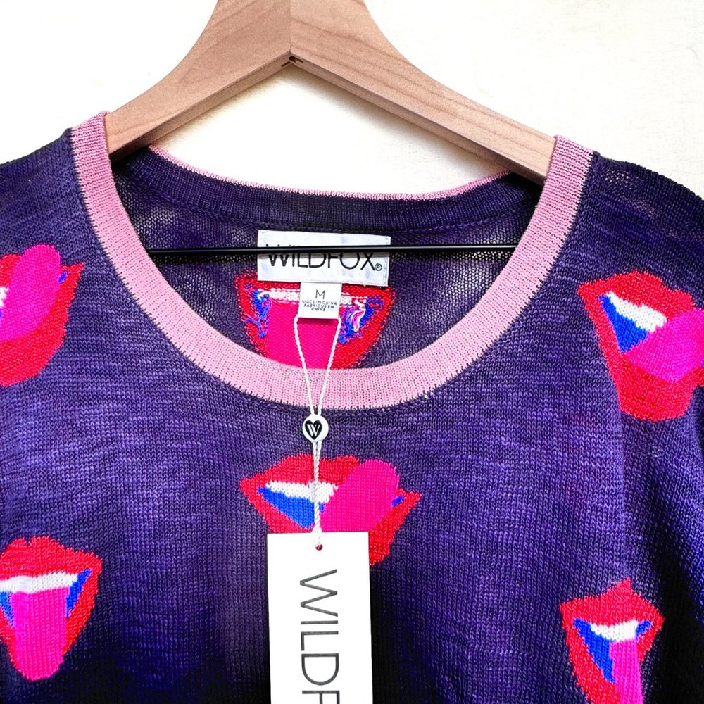 Wildfox Lippy Laura Sweater - Picture 7 of 8